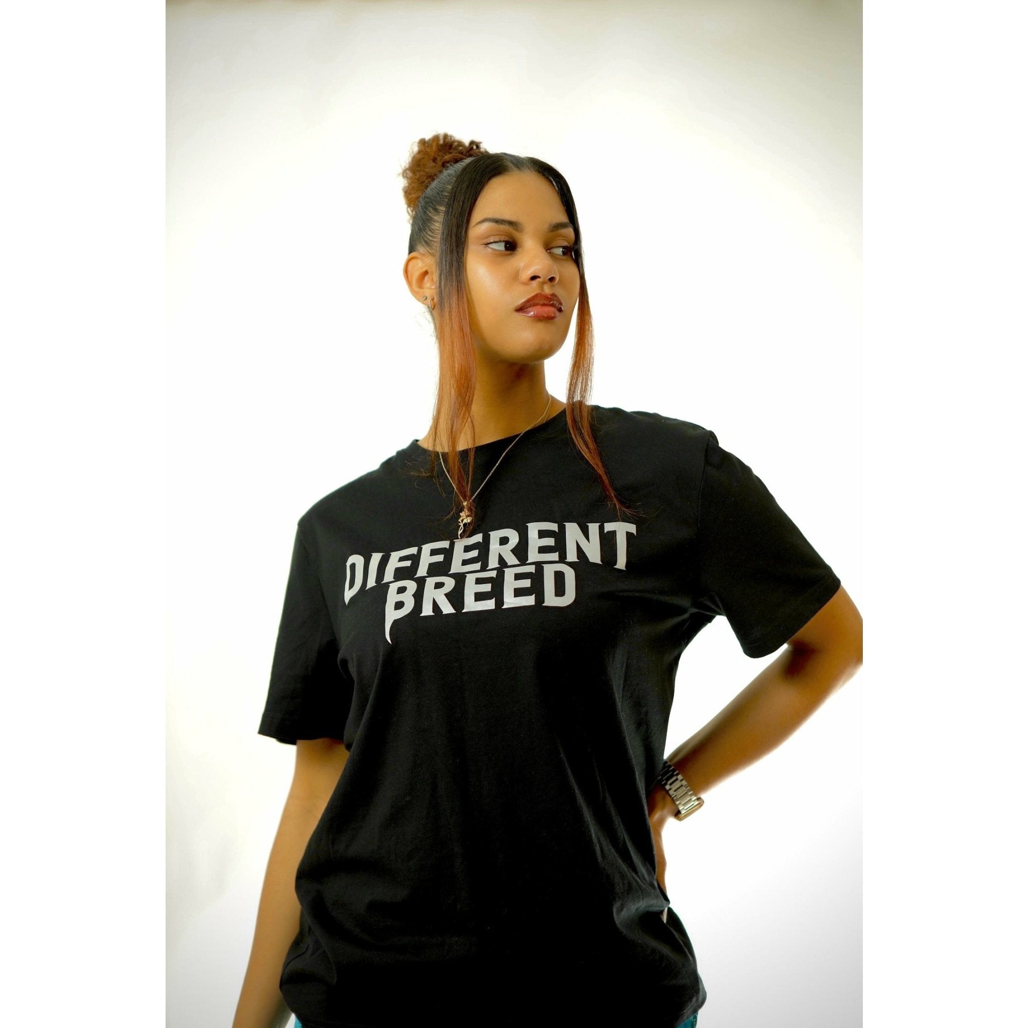 DB “Reflective Tee (BLACK) - Different Breeds Co