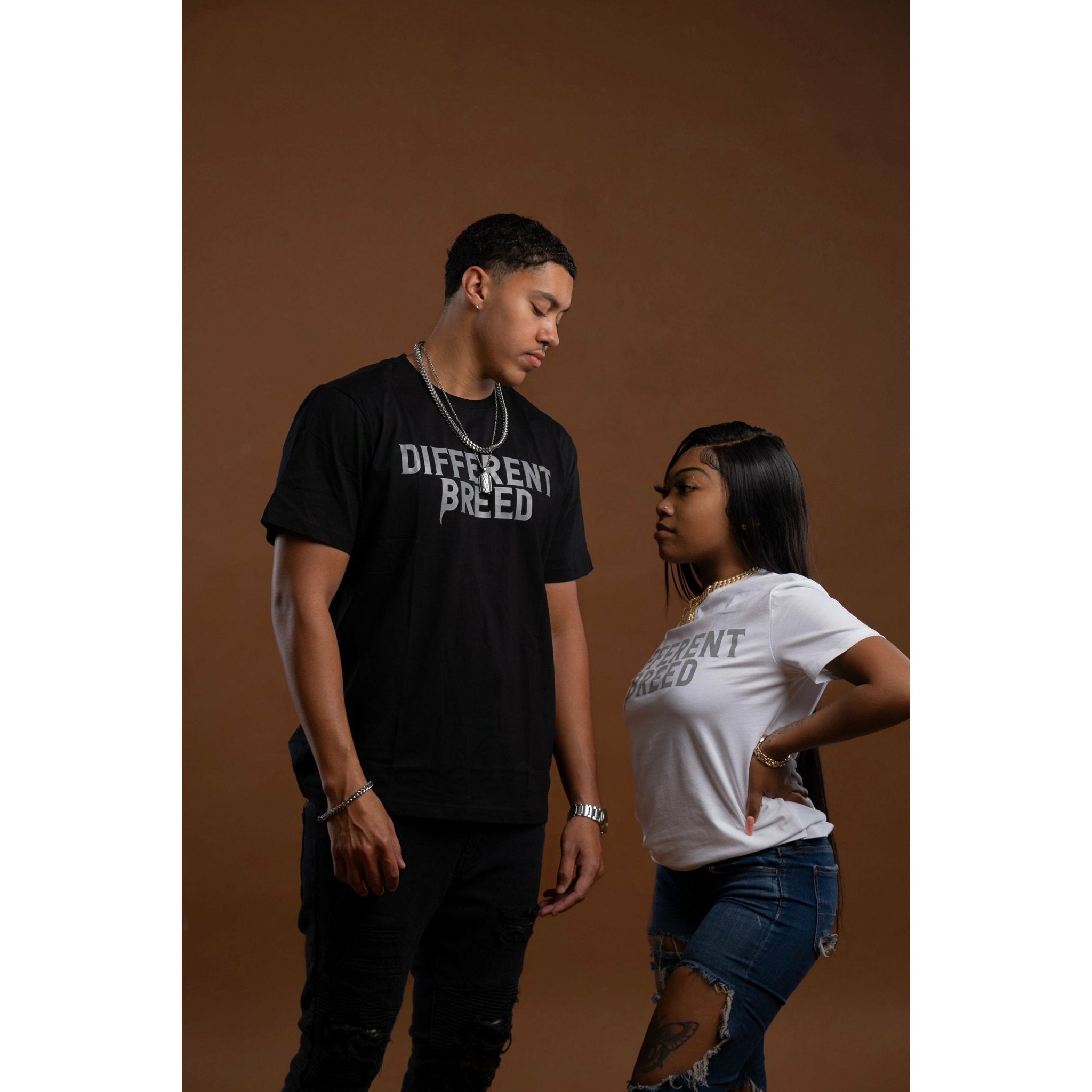 DB “Reflective Tee (BLACK) - Different Breeds Co