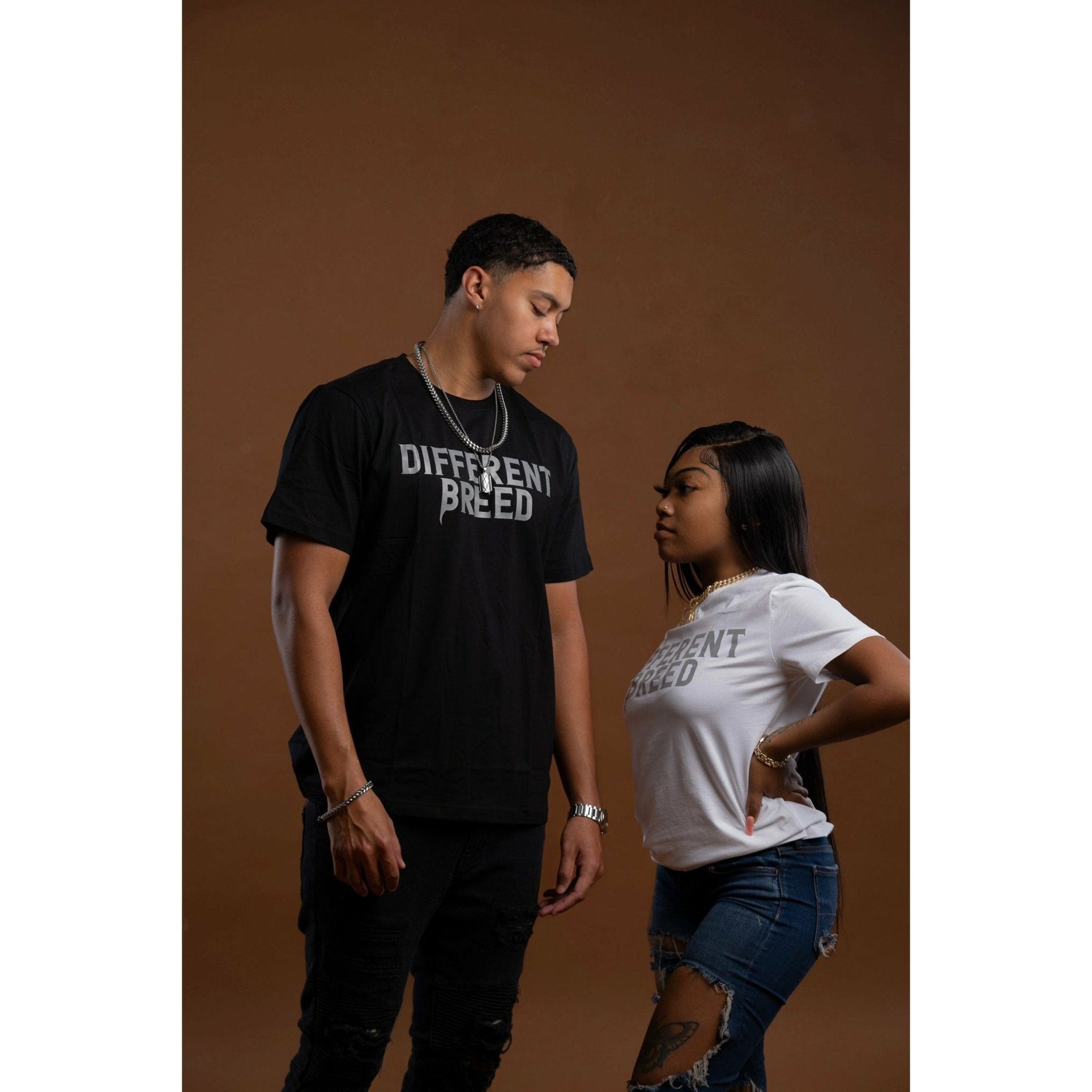 DB “Reflective Tee (BLACK) - Different Breeds Co